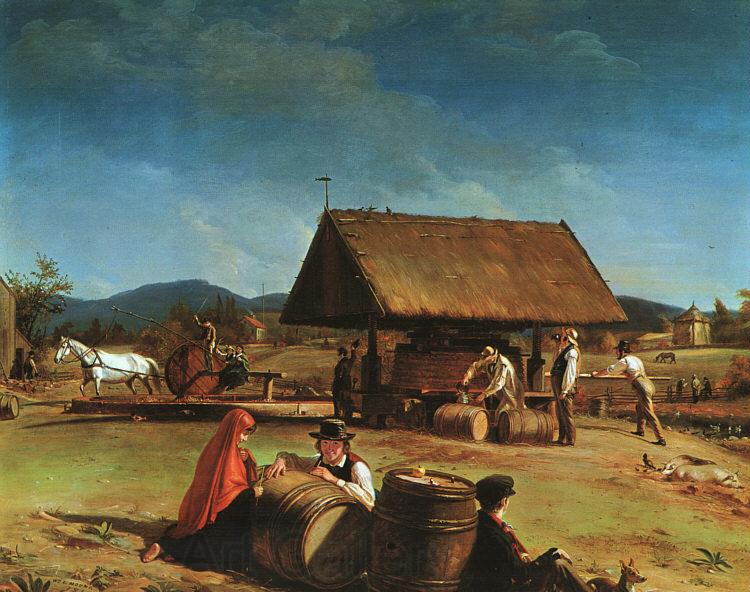 William Sidney Mount Cider Making Germany oil painting art